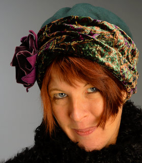 Velvet Flapper Hat